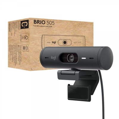 LOGITECH  Brio 505 webcam 4 MP 1920 x 1080 pixels USB Noir