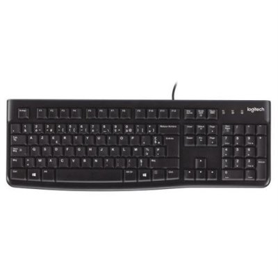 LOGITECH  - Clavier filaire K120 Business - AZERTY - Noir