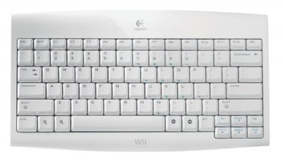 LGTC Logitech - Cordless Wii Keyboard - Clavier - Azerty - Compatible Wii