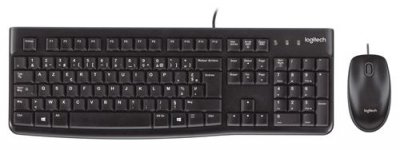 LOGITECH  Desktop MK120 - Ensemble clavier et souris - USB - Belge
