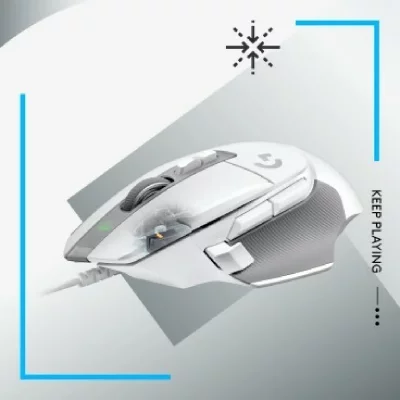 LOGITECH  G G502 X - Souris - optique - filaire - USB - blanc 