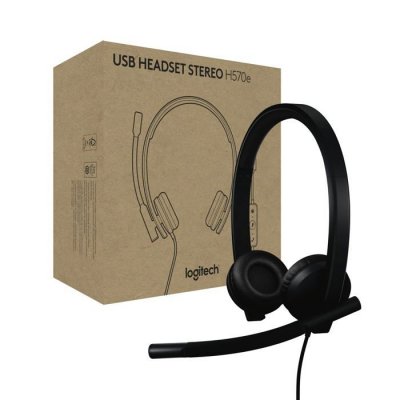 LOGITECH  H570e - Micro-casque - sur-oreille - filaire - USB-C - Certifi&eacute; pour Microsoft Teams 