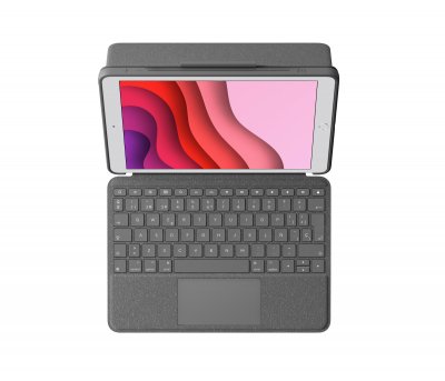 LOGITECH  Ipad 7th Generaci&oacute;n Combo Touch Spanish Gris