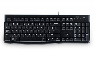 LOGITECH  K120 Keyboard Noir Italian QWERTY