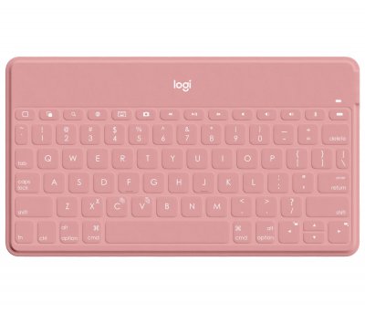 LOGITECH  Keys-To-Go Clavier sans Fil, Clavier QWERTY Italien - Rose