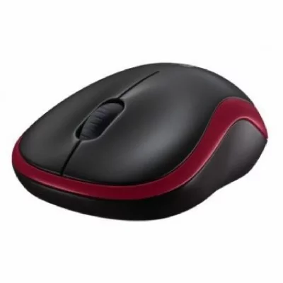 LOGITECH  LGT-M185R Souris sans-fil 2.4 GHz r&eacute;cepteur sans-fil USB rouge 