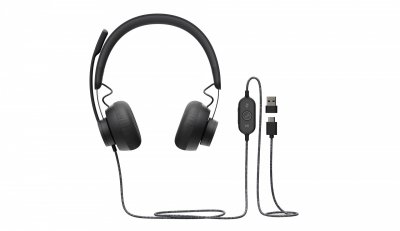 LOGITECH      logi uc zone wired graphite