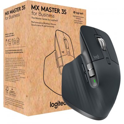 LOGITECH  Master Series Mx Master 3s Wireless Mouse Noir