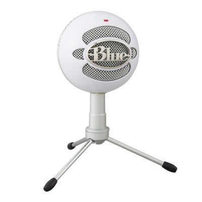 BLUE MIC Logitech Microphone Blue Snowball Ice One Size White
