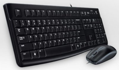 LOGITECH  Mk120 Combo Mouse And Keyboard Noir German QWERTZ