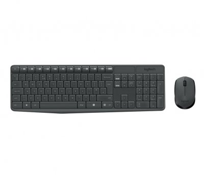 LOGITECH  MK235 - ensemble clavier et souris - Belge