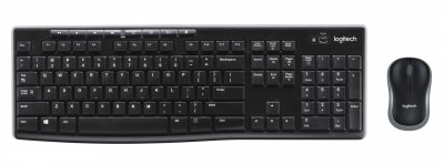 LOGITECH  Mk270 Wireless Keyboard And Mouse Noir German QWERTZ