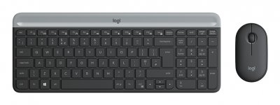 LOGITECH  Mk470 Wireless Keyboard And Mouse Noir German QWERTZ