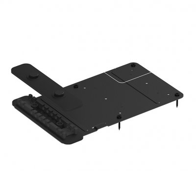 LOGITECH  PC Mount Support de CPU mont&eacute; sur le socle de l'&eacute;cran Noir