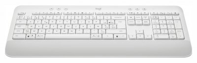 LOGITECH  Signature K650 - Clavier - sans fil - Bluetooth 5.1 - AZERTY - Hollandais - blanc cass&eacute;