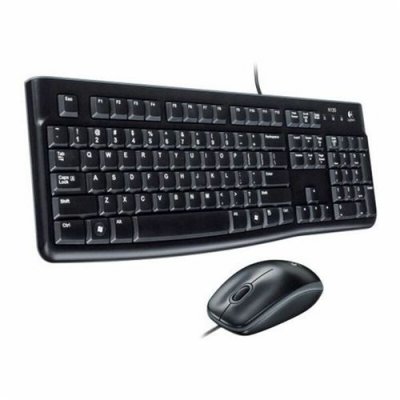 LOGITECH  Souris Et Clavier Mk120 Spanish QWERTY Black