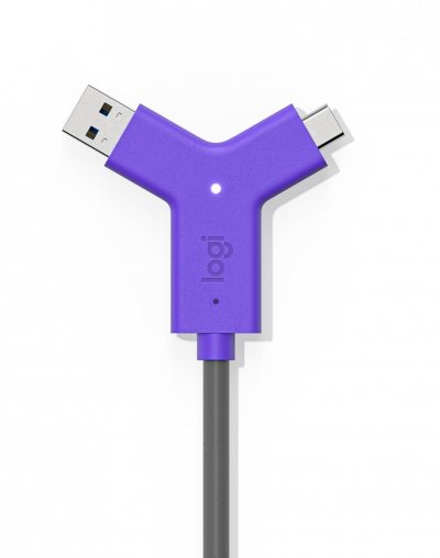 LOGITECH  Swytch &Eacute;metteur et r&eacute;cepteur AV Noir, Violet