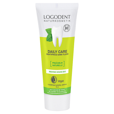 LOGONA  - Dentifrice Fra&icirc;cheur Naturelle Menthe Douce Bio Daily Care