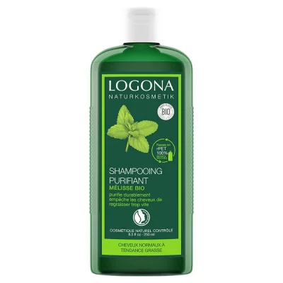 LOGONA  Soins Capillaires Shampoing Purifiant &agrave; la M&eacute;lisse Bio 250ml