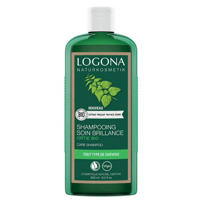 LOGONA  Soins Capillaires Shampoing Soin Brillance Ortie Bio 250ml