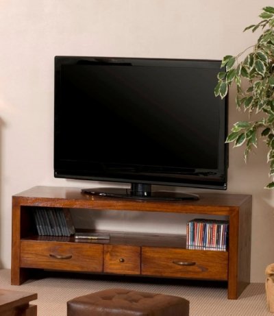 MACABANE LOLA Meuble TV - Ethnique - Bois - 120cm