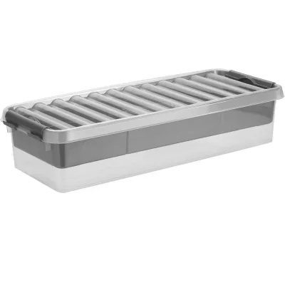 SUNWARE Longue boite de rangement Q-line MultiBox - Gris