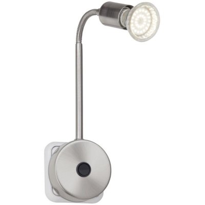 BRILLIANT Loona Lampe led pour prise secteur led GU10 3 w acier inoxydable R489121 - 