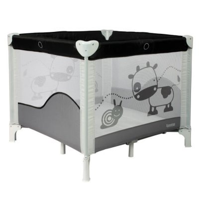 LOOPING  - P630 - Parc Pliant Home, Noir Emotion 90 X 90 cm