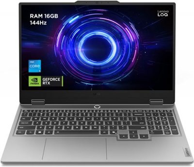 LENOVO LOQ 15 , 144Hz 512Go 24Go Nvidia GeForce RTX 5050, Gris - AZERTY - Neuf
