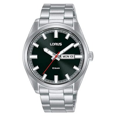 LORUS  Hommes Analogique Quartz Montre avec Bracelet en M&eacute;tal RH347AX9