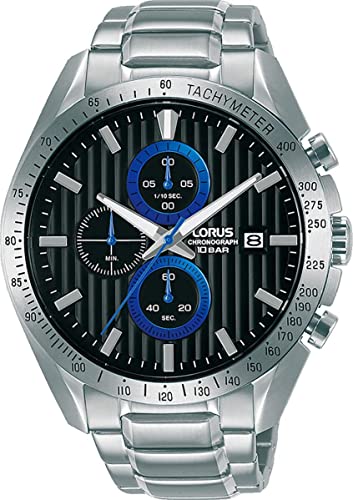 LORUS  Hommes Analogue Quartz Montre avec Bracelet en m&eacute;tal RM305HX9