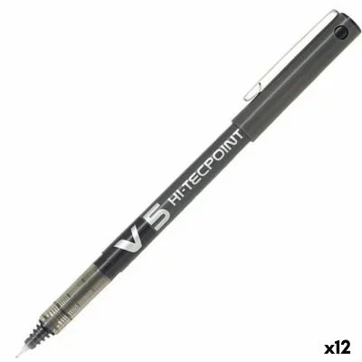 PILOT Lot 12 stylos roller V5 Hi-tecpoint -  - Noir