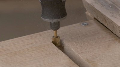 DREMEL Lot 2 Fraises &agrave; sculpter en acier cylindrique  Max 115 pour bois - &Oslash; 7,8mm