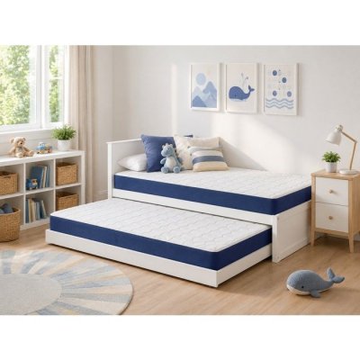 XALUCA Lot 2 Matelas Ergo Confort - 80X190 - &Eacute;paisseur 14 cm