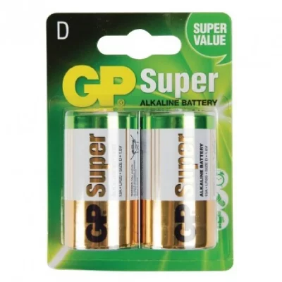 GP BATTERIES Lot 2 piles Alcalines LR20 - GP Super