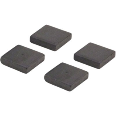 Lot 4 Magnets carr&eacute;s Strong, en m&eacute;tal, - marque fran&ccedil;aise