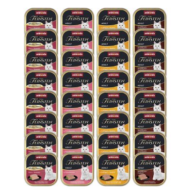 ANIMONDA VOM FEINSTEN Lot 4 saveurs  32 x 100&nbsp;g - lot de 4 saveurs &agrave; la volaille