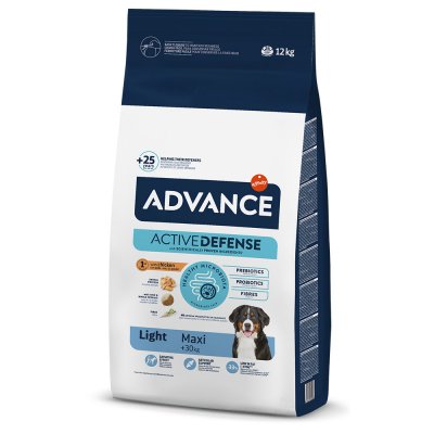 AFFINITY ADVANCE Lot  Maxi pour chien - Maxi Light (2 x 12 kg)