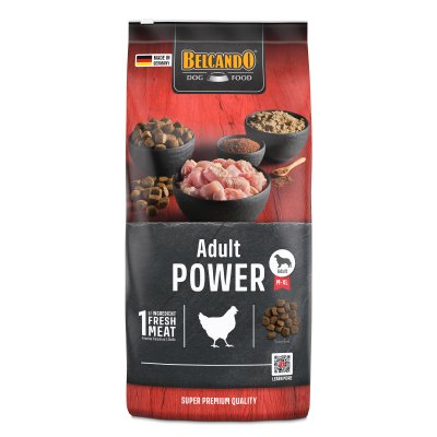 BELCANDO Lot  2 x 12,5/15 kg pour chien - Adult Power (2 x 12,5 kg)