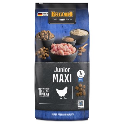 BELCANDO Lot  2 x 12,5/15 kg pour chien - Junior Maxi (2 x 12,5 kg)