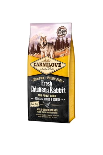 CARNILOVE Lot  pour chien - Fresh Adult poulet, lapin (2 x 12 kg)