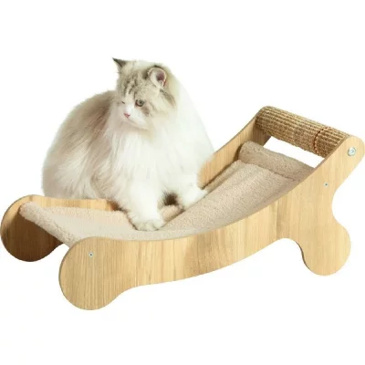 ZOLUX Lot de 1 chaise longue GENERIQUE H. 25 cm en bois non pliable