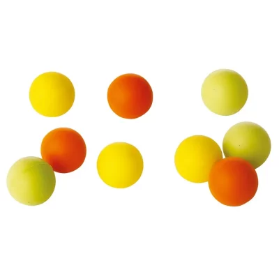 TREMBLAY CT Lot de 10 balles de tennis de table en mousse Tremblay - jaune - TU