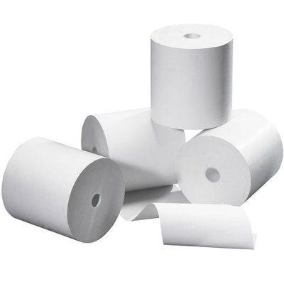 EXACOMPTA Lot de 10 bobines thermiques - 1 pli -  - 57 x 40 x 18 mm