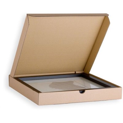 ENVELOPPEBULLE Lot de 10 Bo&icirc;tes postales extra-plates CARREES format 400x400x50 mm