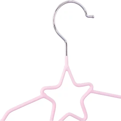 HELLOSHOP26 Lot de 10 cintres pour enfants rose  13_0002475