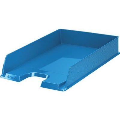 ESSELTE Lot de 10 corbeilles &agrave; courrier Eurosport Vivida A4 Couleur Bleu
