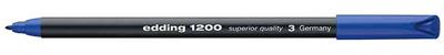 GENERIQUE LOT de 10 Edding 1200 Marqueur Permanent - Couleur bleue