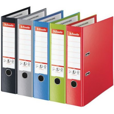 ESSELTE Lot de 10 -  Classeur &agrave; levier Plus Maxi - Dos 8 cm - Assortis