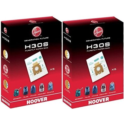 HOOVER Lot de 10 sacs H30S pour aspirateur 